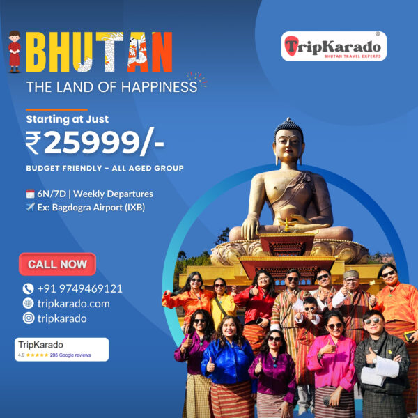 6N/7D All-Age Group Trip to Bhutan | A Journey for Every Generation