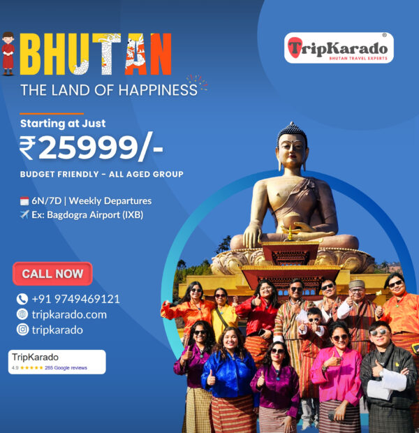 6N/7D All-Age Group Trip to Bhutan | A Journey for Every Generation