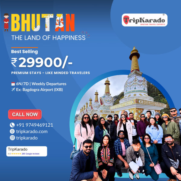 6N/7D Premium Group Trip to Bhutan | Travel with Like-Minded Explorers