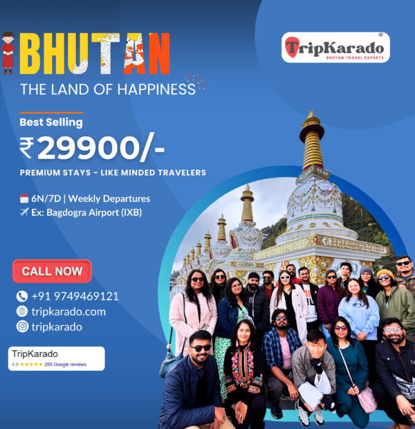 6N/7D Premium Group Trip to Bhutan | Travel with Like-Minded Explorers