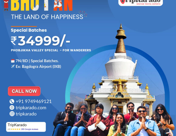7N/8D Bhutan Offbeat Group Trip | Discover Phobjikha Valley